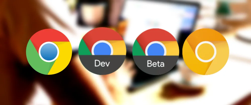 Different Versions of Google Chrome Browser